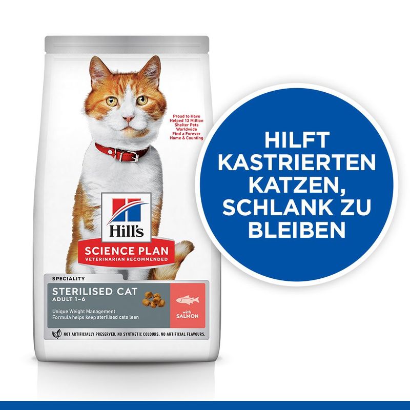 Hill's Science Plan Adult Sterilised Lachs