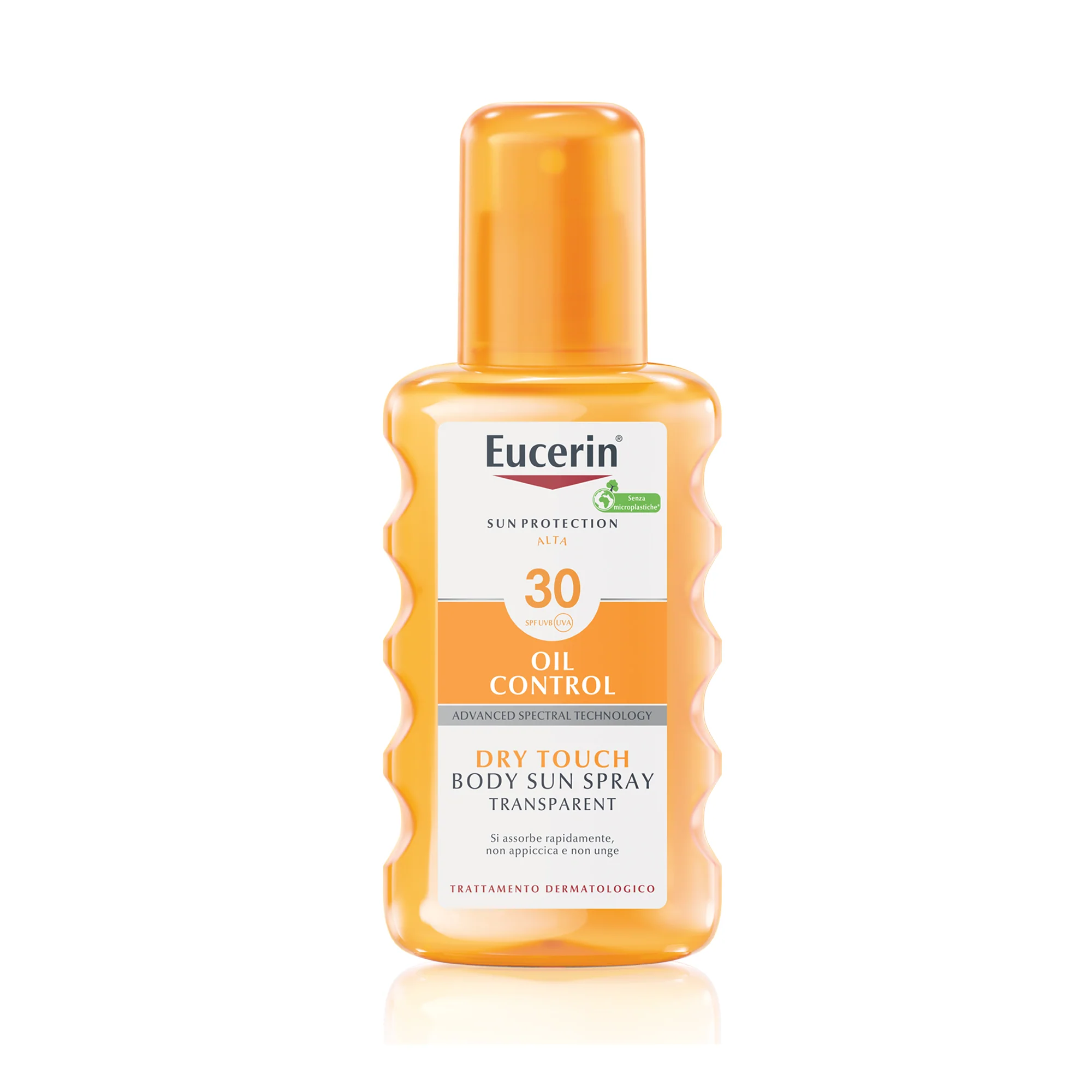 Spray solar de secado rápido transparente SPF30 - Spray solar corporal de alta protección.