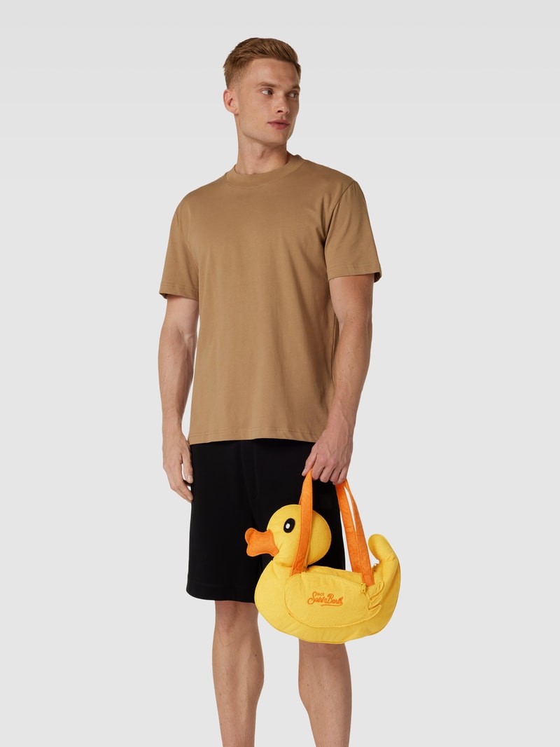 Rucksack aus Frottee mit Zier-Applikationen Modell 'TERRY' in gelb