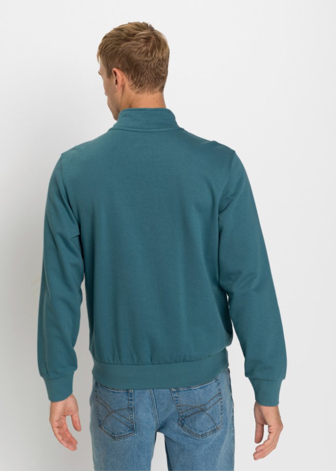 Sweatshirt mit Troyerkragen