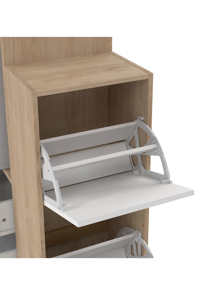 ebuy24 Kleiderschrank Kimmy Walnuss 128 x 41 cm günstig kaufen onesize