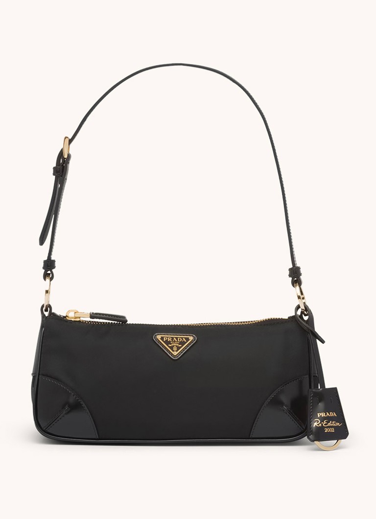 Geantă Prada Re-Edition 2002 din nailon cu detalii din piele