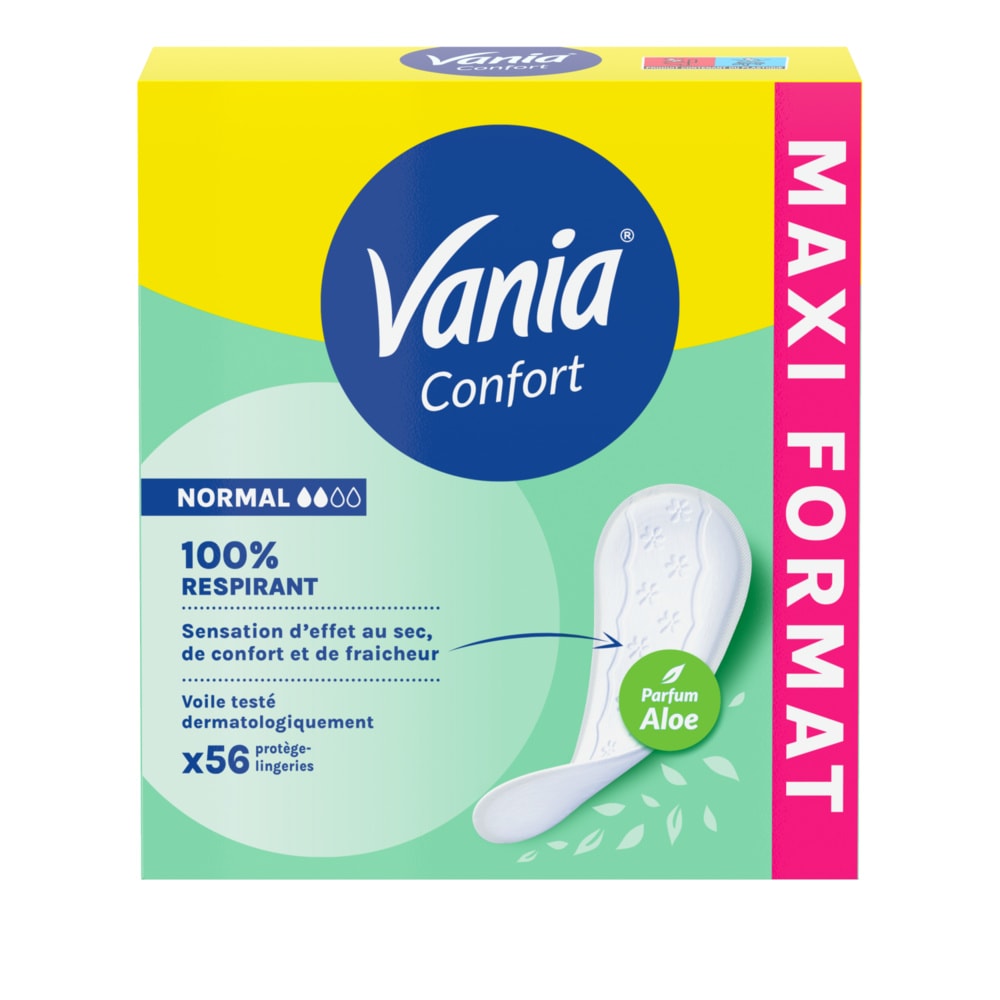vania VANIA PROTEGE-SLIPS CONFORT ALOE VERA X56 Protège-slip