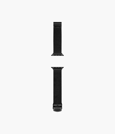 Fossil Band Apple Watch® 42/44/45/46/49 mm Edelstahl schwarz