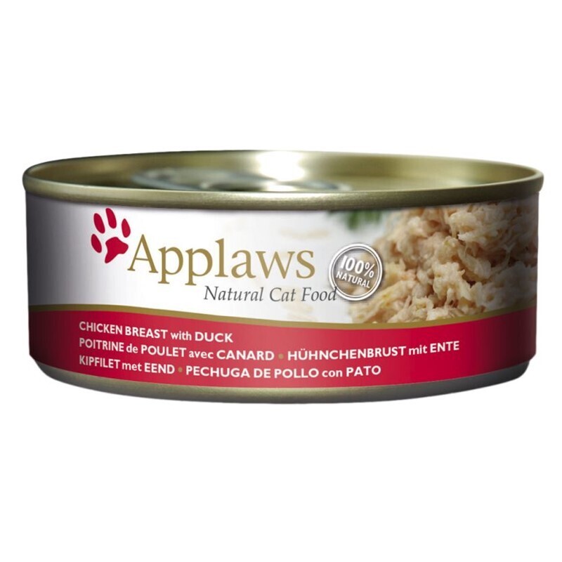 Applaws Ergänzungsfutter & Aufzucht Applaws Adult 24x156g Hühnerbrust mit Ente