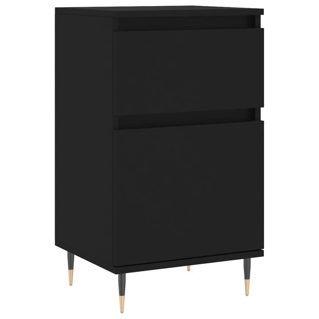 vidaXL Anrichte Sideboards 2 Stk Schwarz 40x35x70 cm Holzwerkstoff Kommode