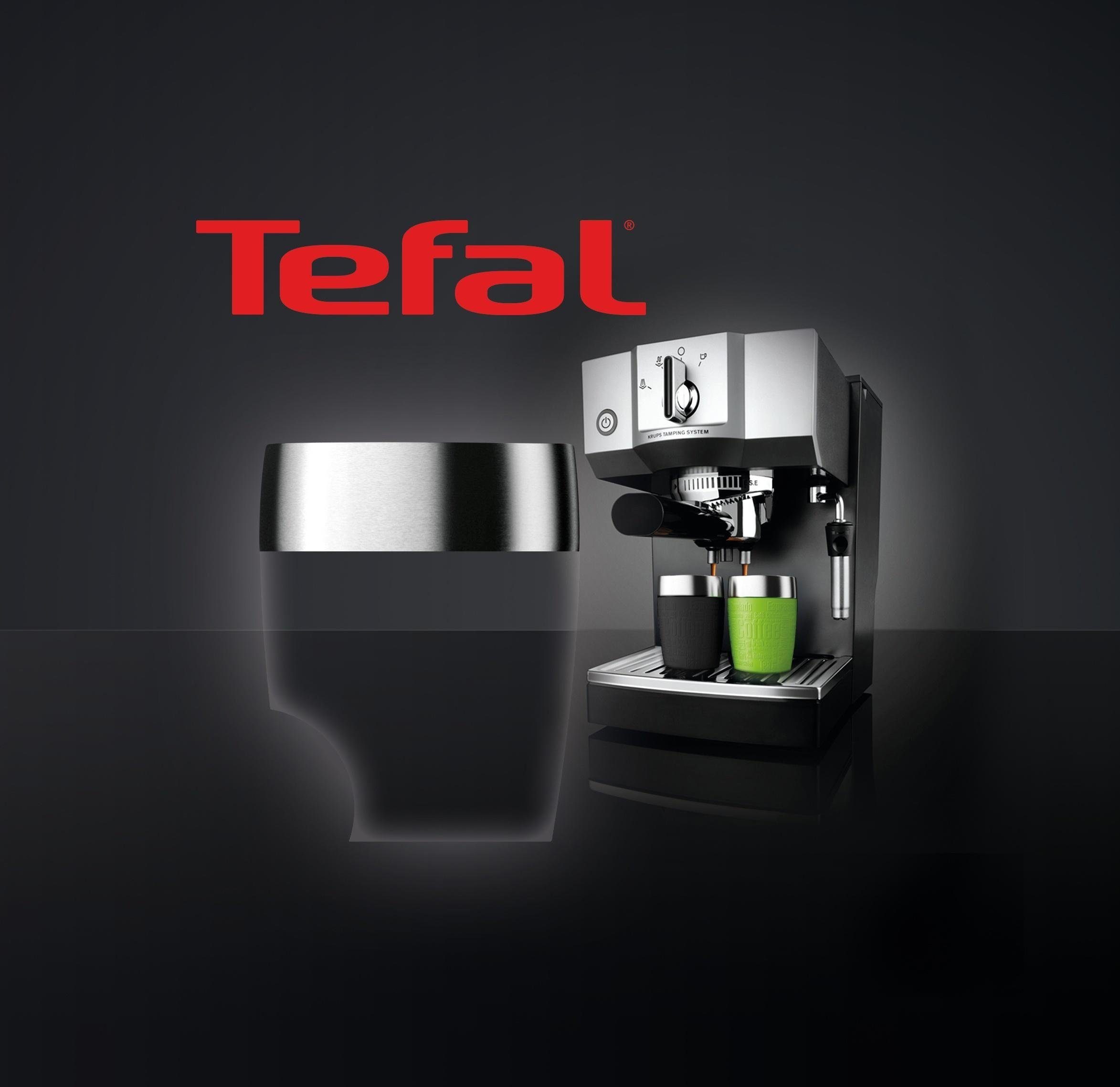 Emsa Thermobecher Travel Mug, Edelstahl, Edelstahl, 360°Trinköffnung, 4h heiß/8h kalt, 360 ml