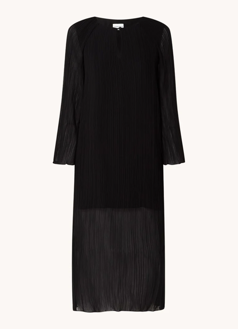 Vestido midi plisado semitransparente de Claudie Pierlot Richa