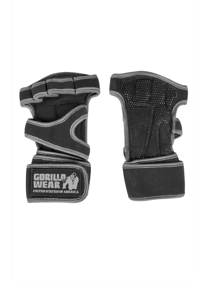 Gorilla Wear Trainingshandschuhe zum Gewichtheben - Yuma - Schwarz/Grau günstig kaufen