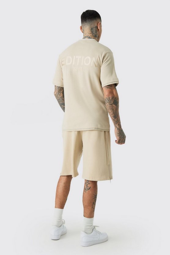 Tall Oversize Shorts mit Reißverschluss