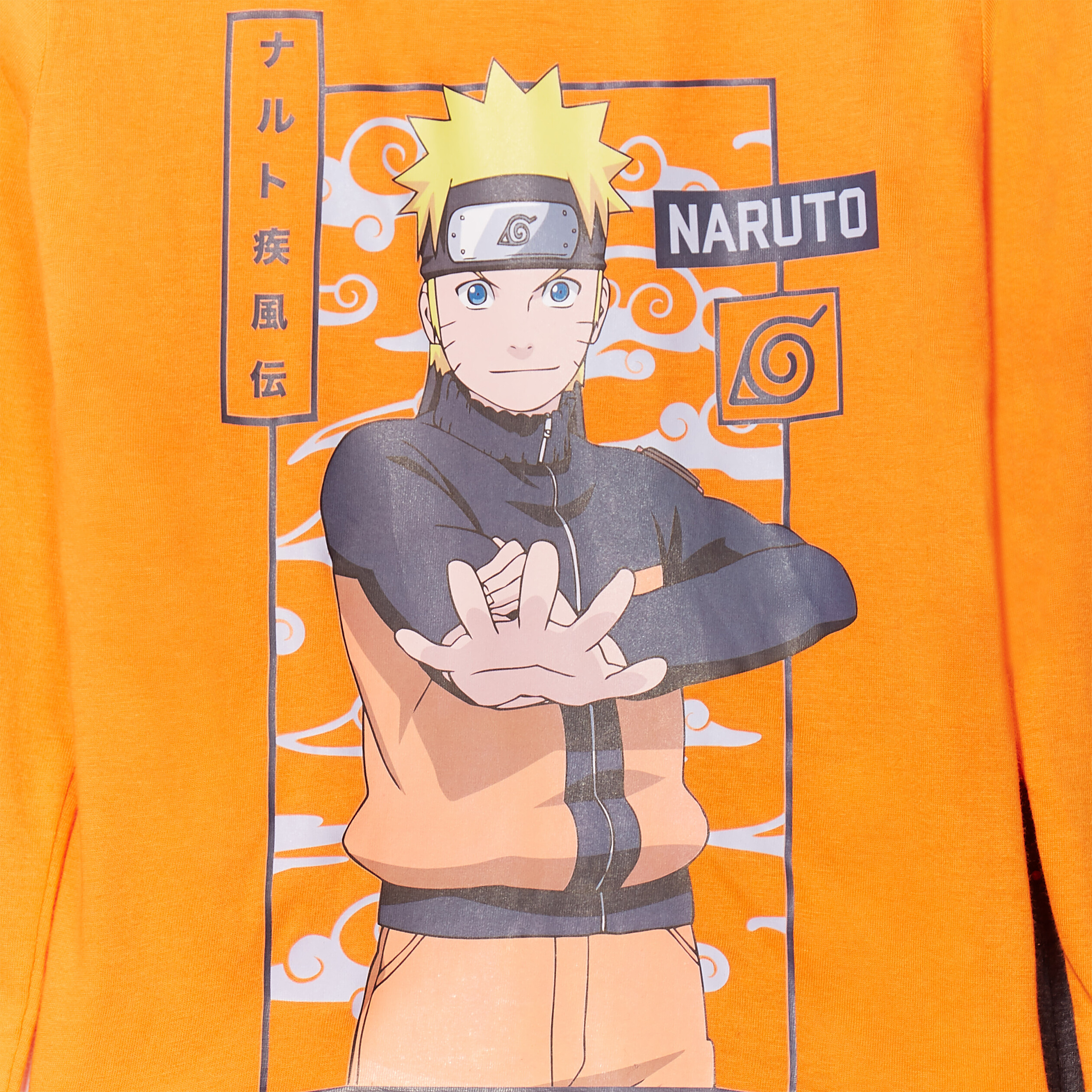 Ensemble pyjama pantalon Naruto orange garçon | La Halle