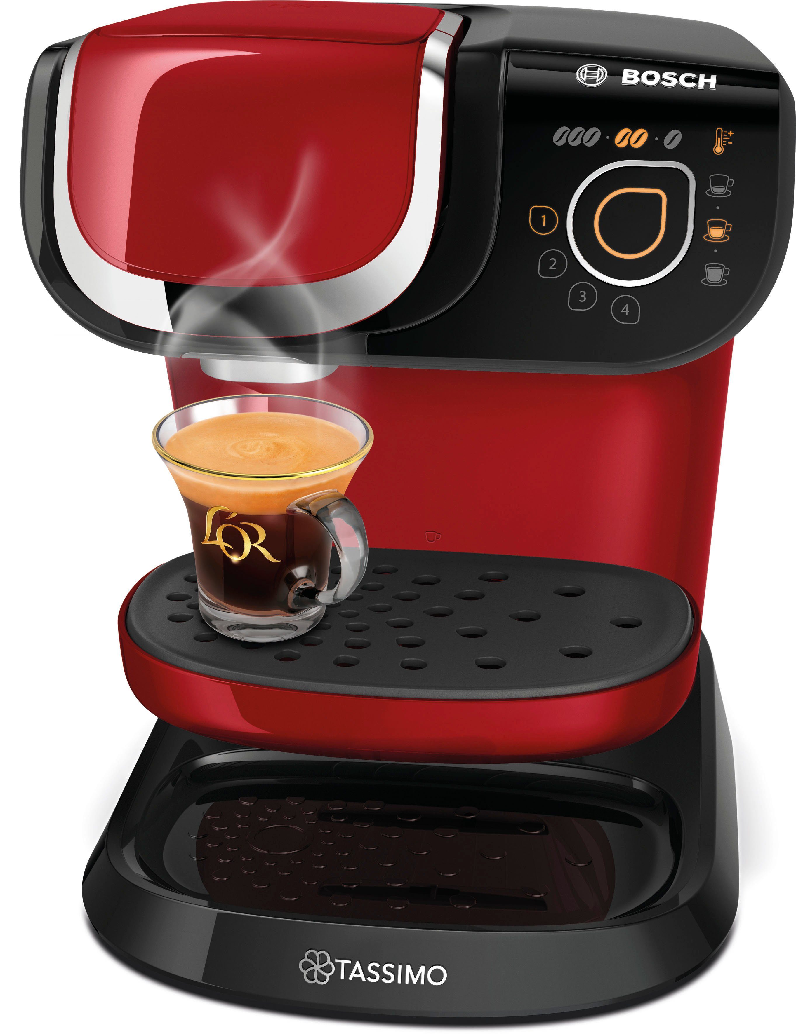 TASSIMO Kapselmaschine MY WAY 2 TAS6503, mit Wasserfilter, über 70 Getränke, Personalisierung, vollautomatisch
