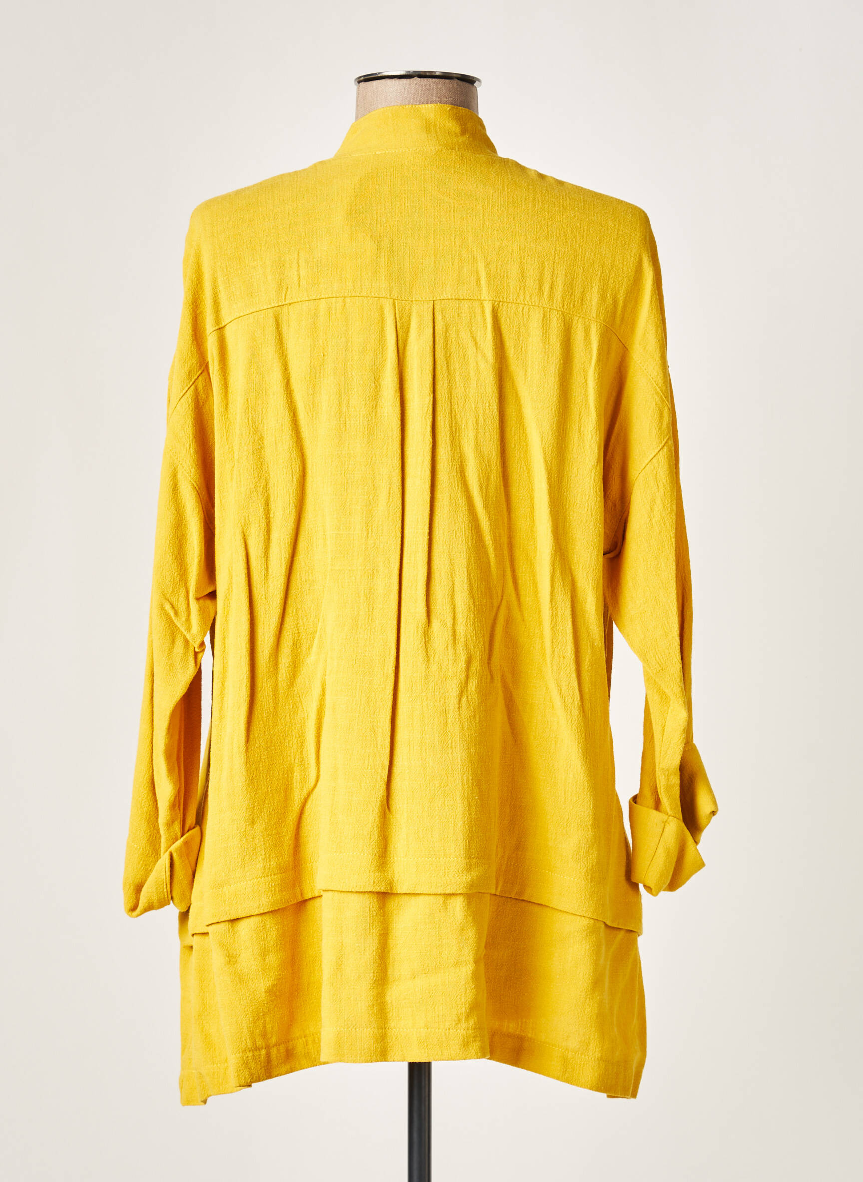 Franck Anna Tuniquemanchelongue Femme couleur jaune