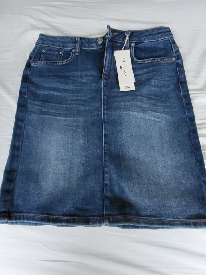 Tom Tailor Rock in Blau günstig kaufen 38