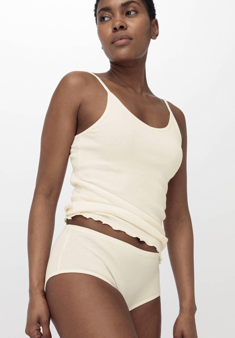 Panty low cut im 2-er Pack aus reiner Bio-Baumwolle