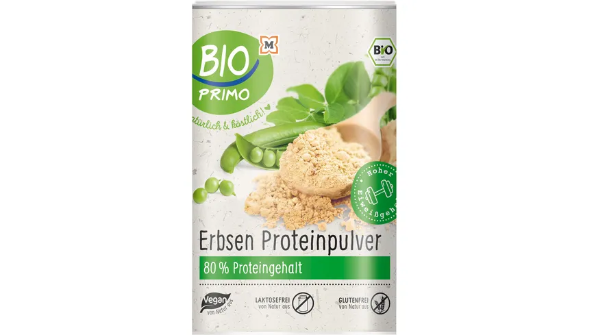 BIO PRIMO Bio Erbsen Proteinpulver 400 g
