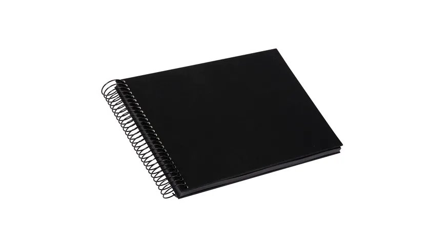 goldbuch Spiralalbum Bella Vista schwarz mit schwarzen Seiten, 17x23 cm