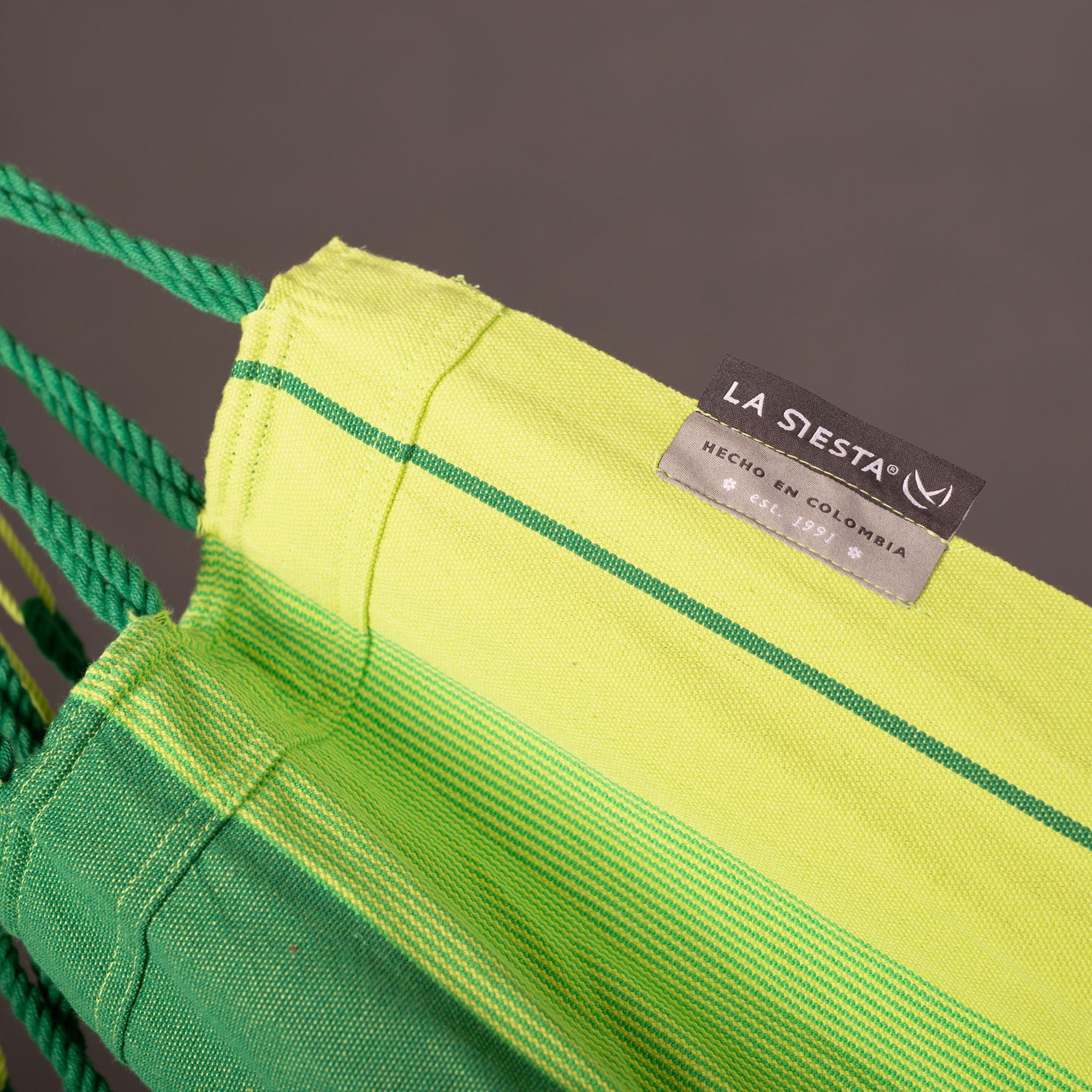 La Siesta Hängestuhl Hängestuhl Hängesessel HABANA Jungle - Basic aus Bio-Baumwolle La Sies, Hochwertige Qualität