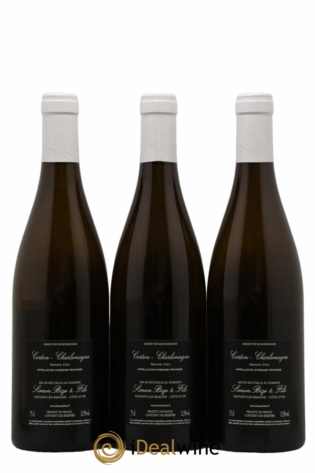 Corton-Charlemagne Grand Cru Simon Bize & Fils  2020 - Lot de 3 Bouteilles