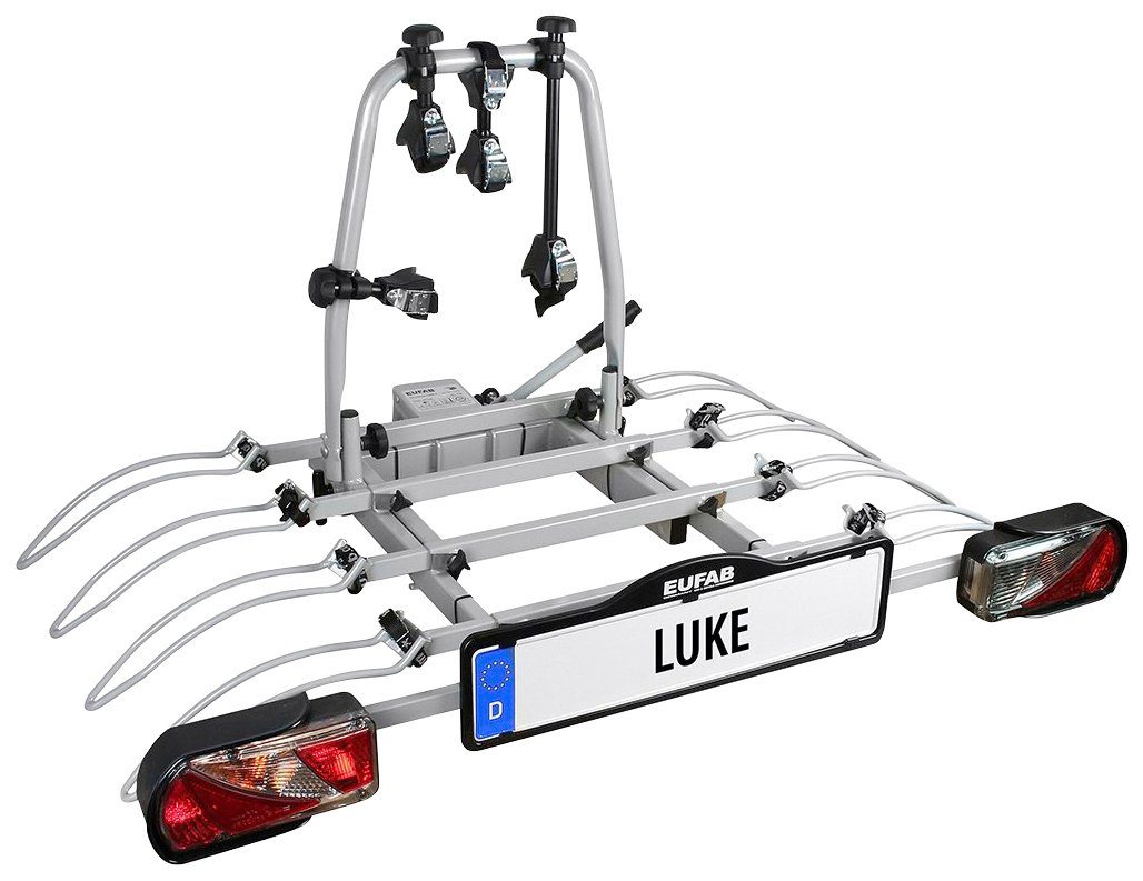 EUFAB Kupplungsfahrradträger Luke, für max. 4 Räder