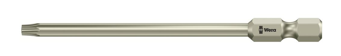 Wera 05071090001 3867/4 Biți TORX® BO cu alezaj, oțel inoxidabil, TX 15 x 89 mm 5071090001