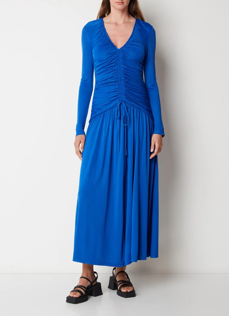Farm Rio  Maxi jurk met rijgdetail en split