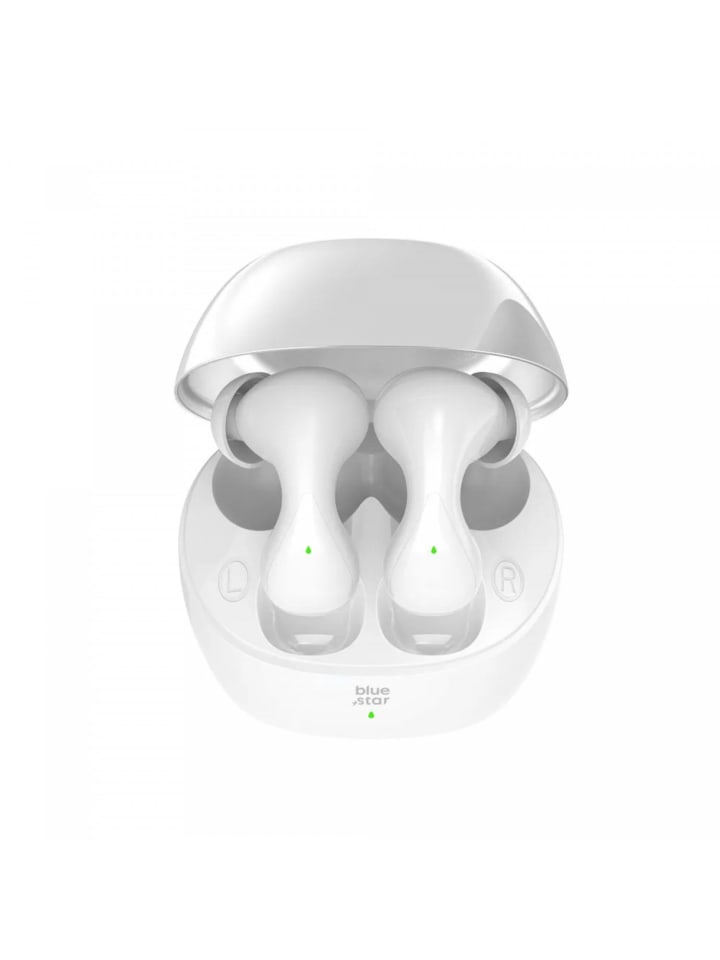 BlueStar Bluetooth Kopfhörer in Weiß In-Ear-Kopfhörer 200mAh in Weiß günstig kaufen onesize