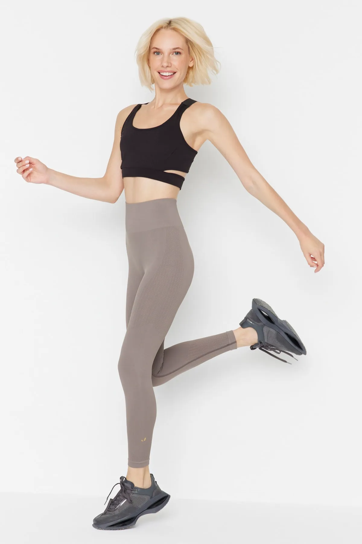 Jerf  Sport-Leggings - Braun - Mittlerer Bund
