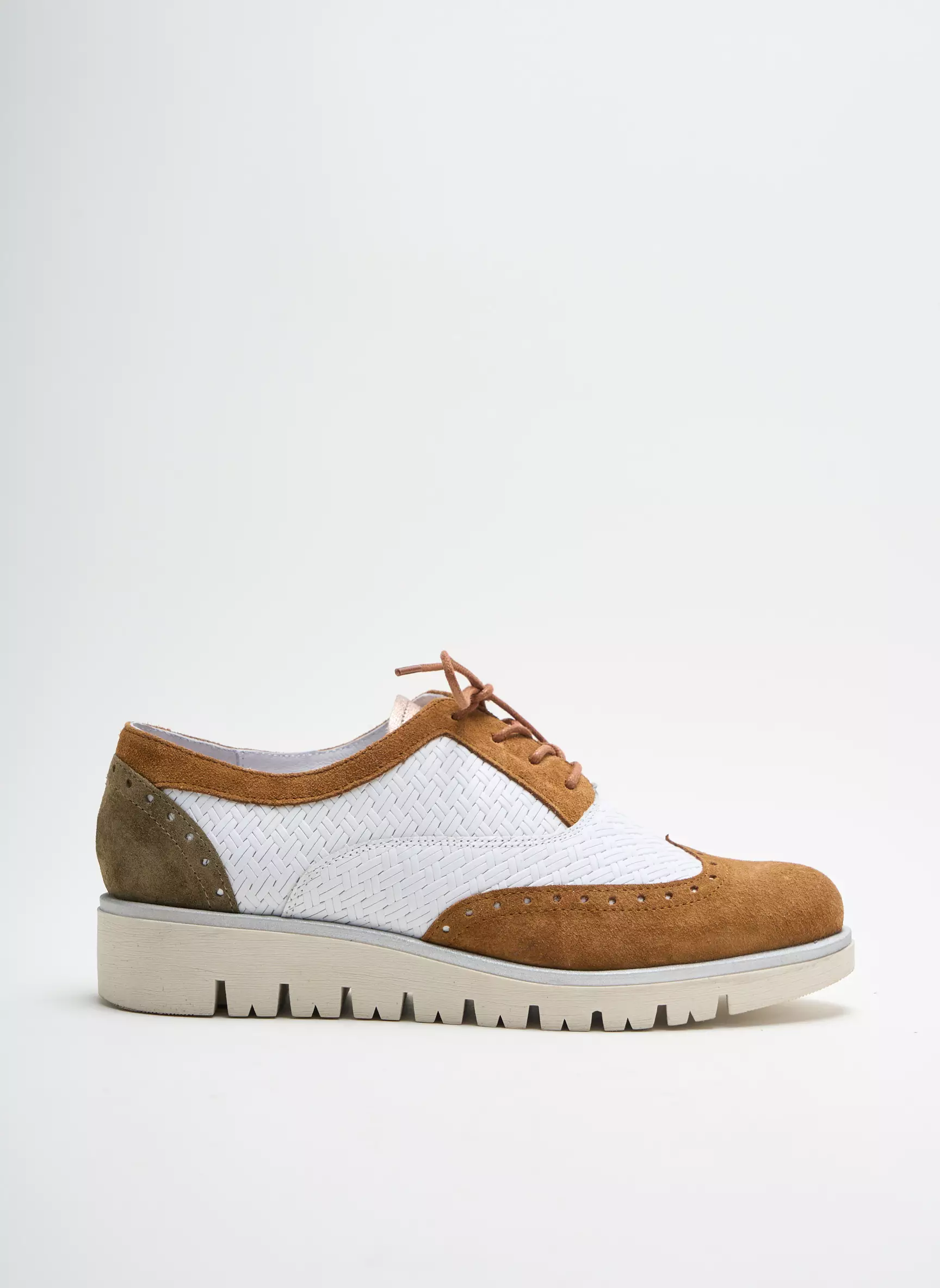 Geo Reino Derby Femme couleur blanc