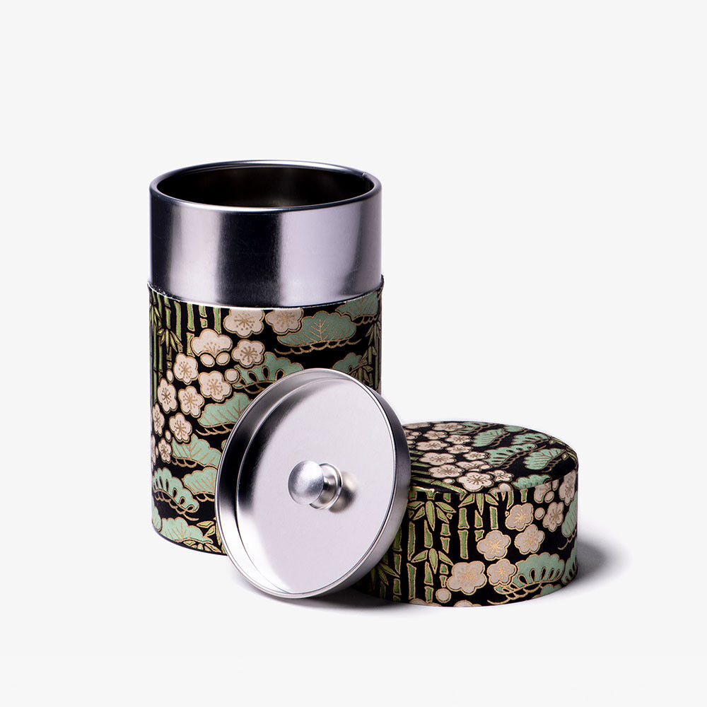 Mousson, Boîte à thé papier washi noir 100g