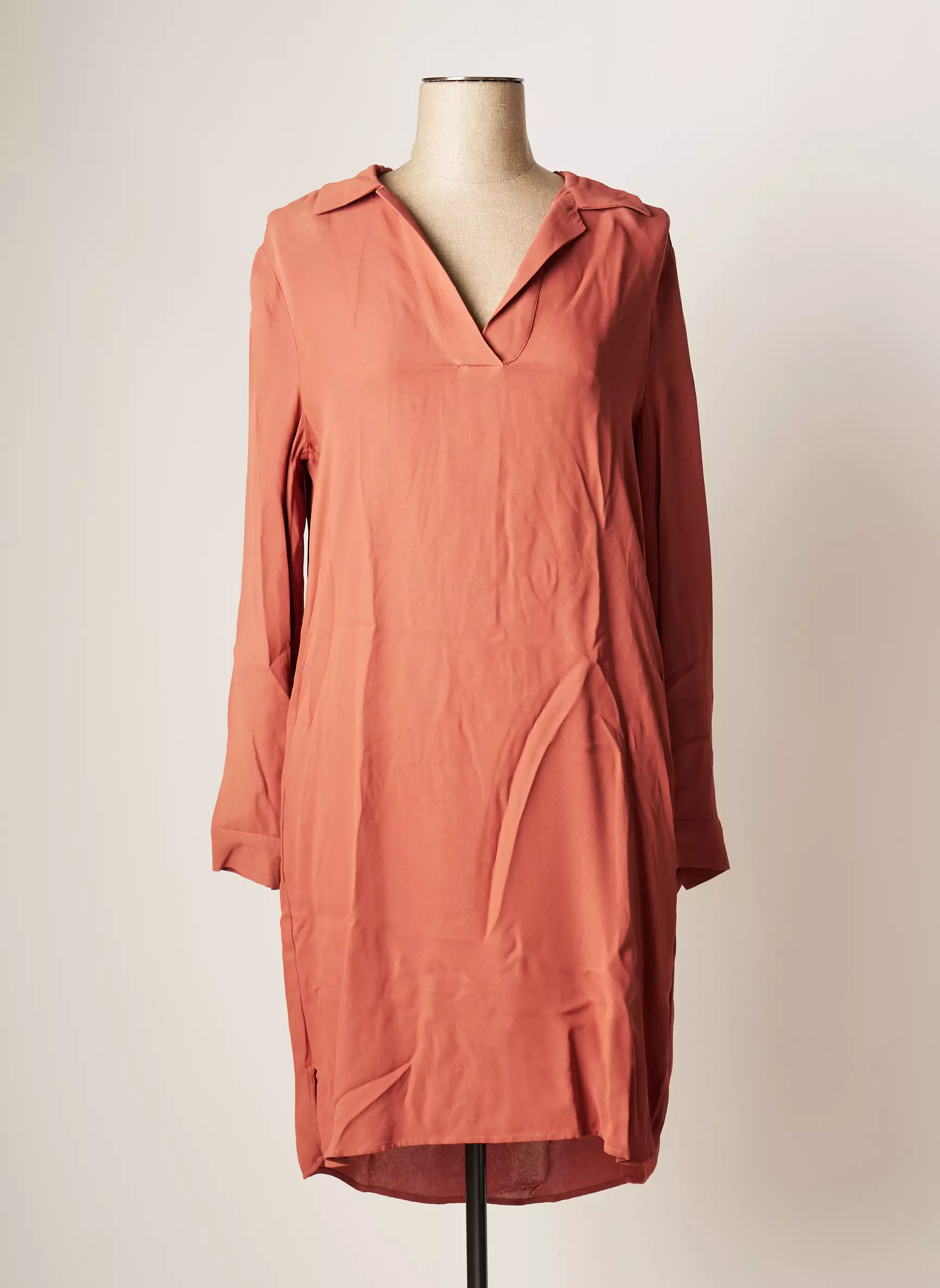 Yaya Robes Mi Longues Femme couleur orange