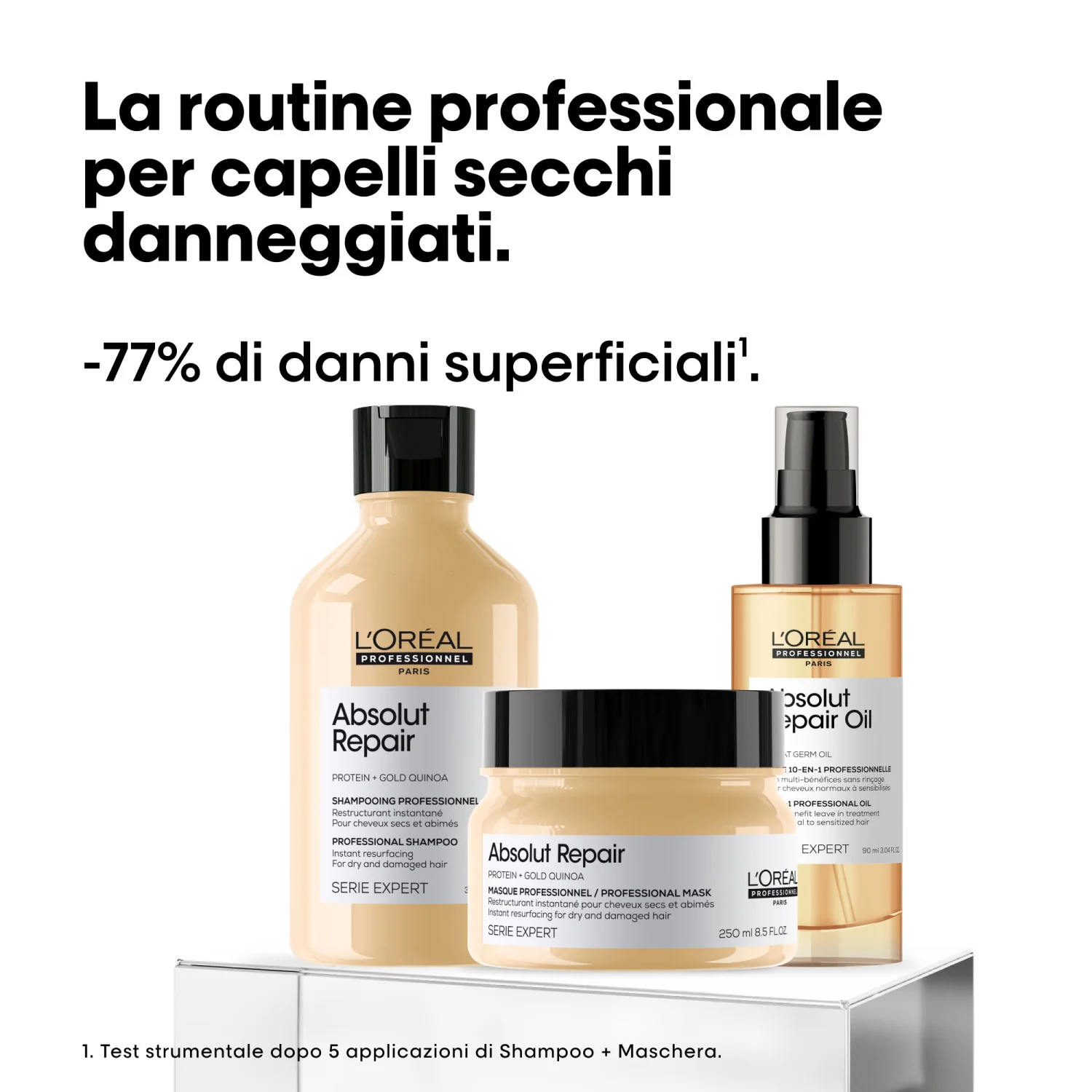 SERIE EXPERT Új Cofanetto Natale Absolut Repair Trio – Cofanetti per Capelli