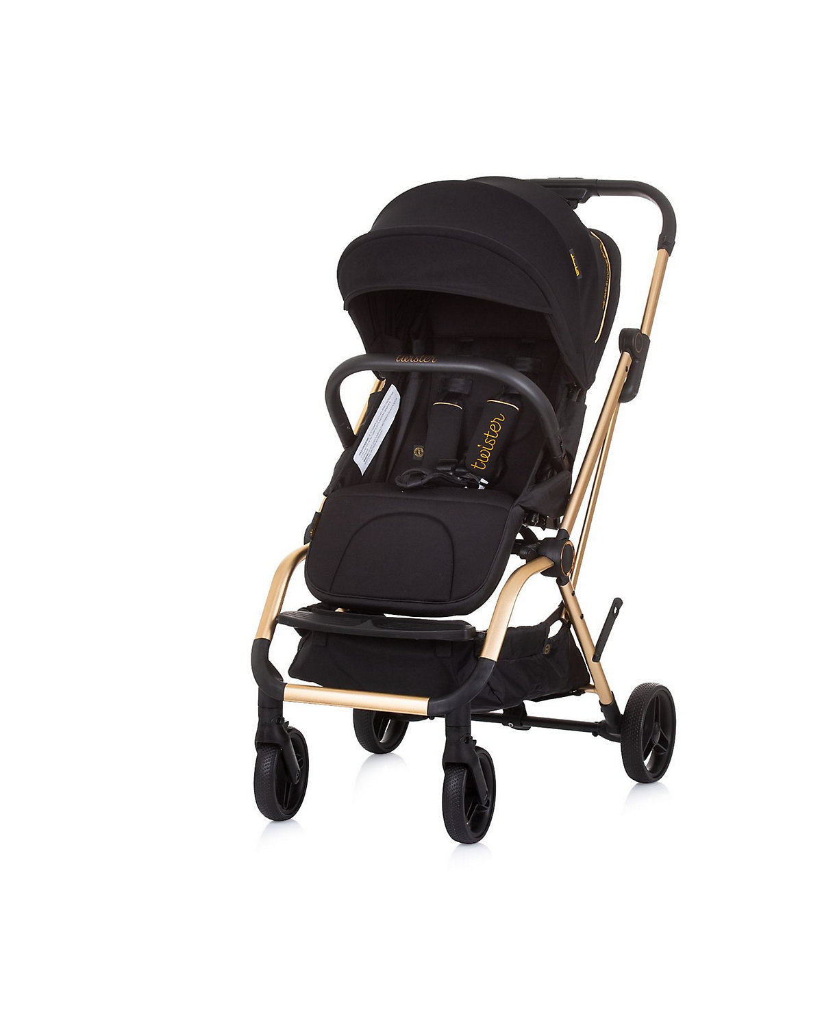 Kinderwagen Buggy Twister 360 Grad drehbar Rückenlehne verstellbar Korb PU-Räder Buggys
