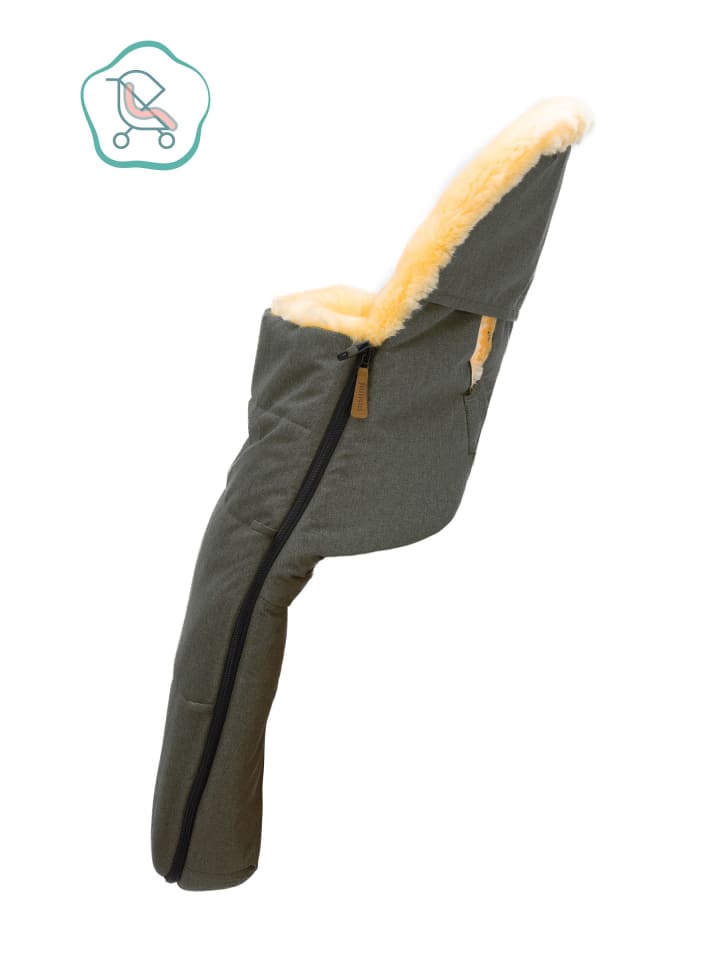 fillikid Echtfell-Winterfußsack Makalu Wool Exklusiv in Grau günstig kaufen onesize