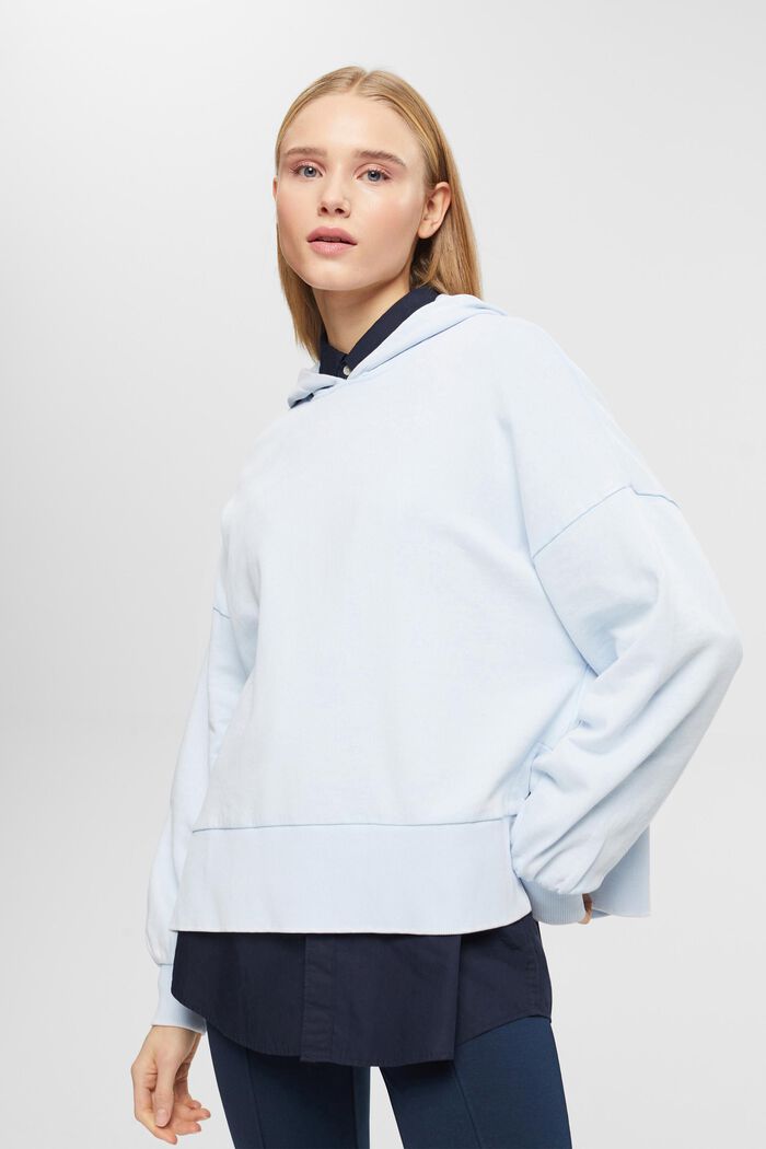 Hoodie mit geteiltem Saum