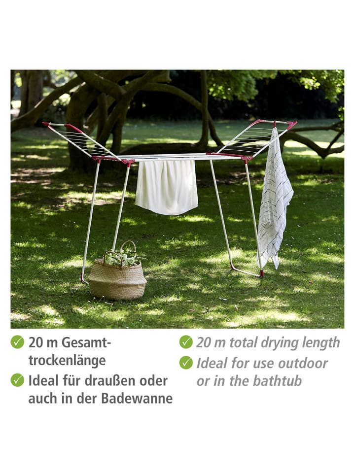 Wenko Wäschetrockner Mod. Summer Dry 13 m, Wäschetrockner Summer Dry 13 m in Weiß günstig kaufen onesize