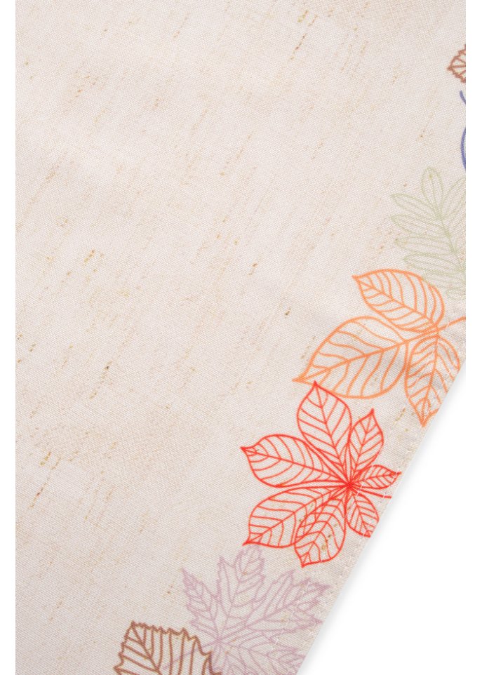 Tischsets mit Blätterdruck (4er Pack)