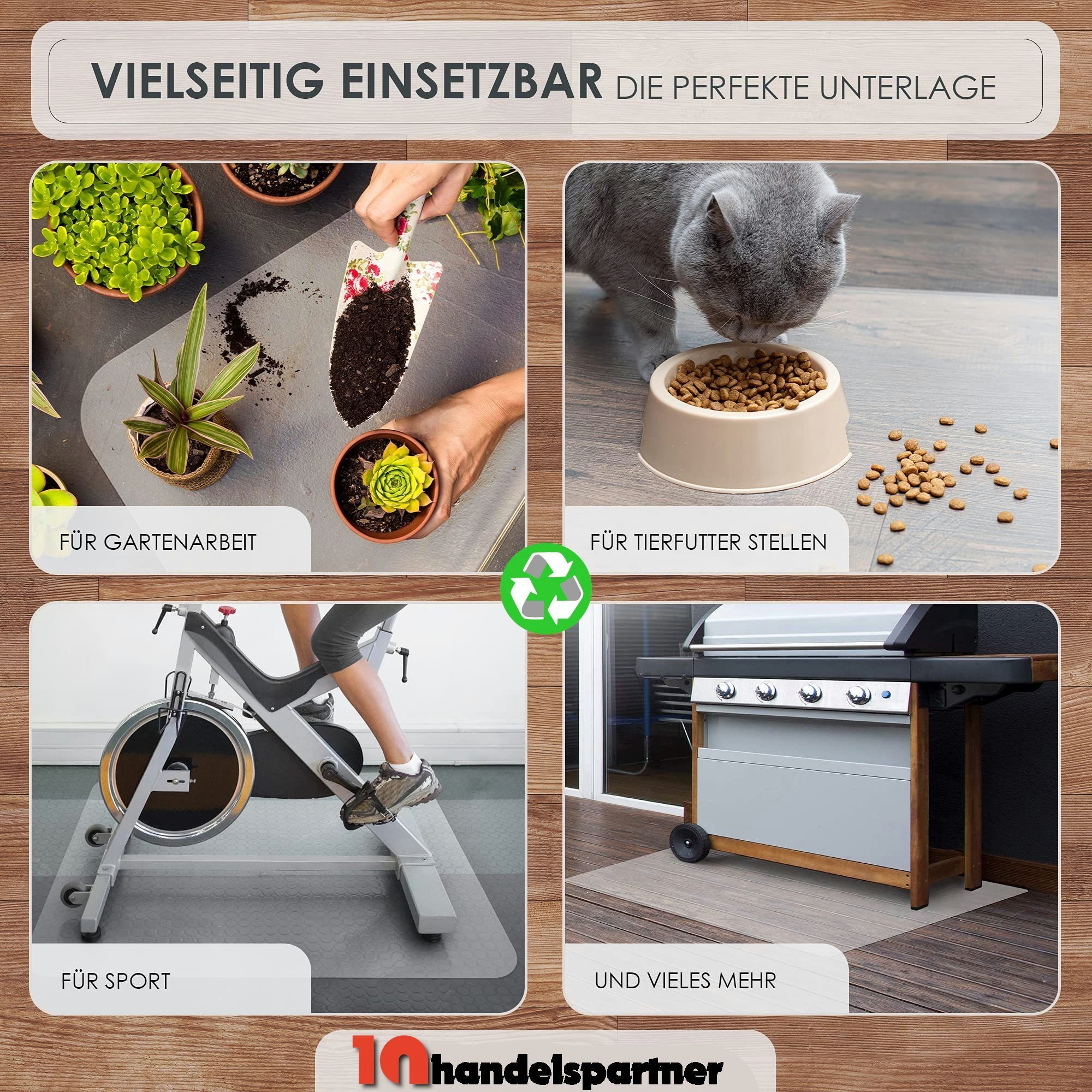 ROXUS Fitnessmatte Fitnessmatte, Bodenschutzmatte 120x60 cm Ideal für Fitnessgeräte, umweltfreundlich & 100% recyclingfähig