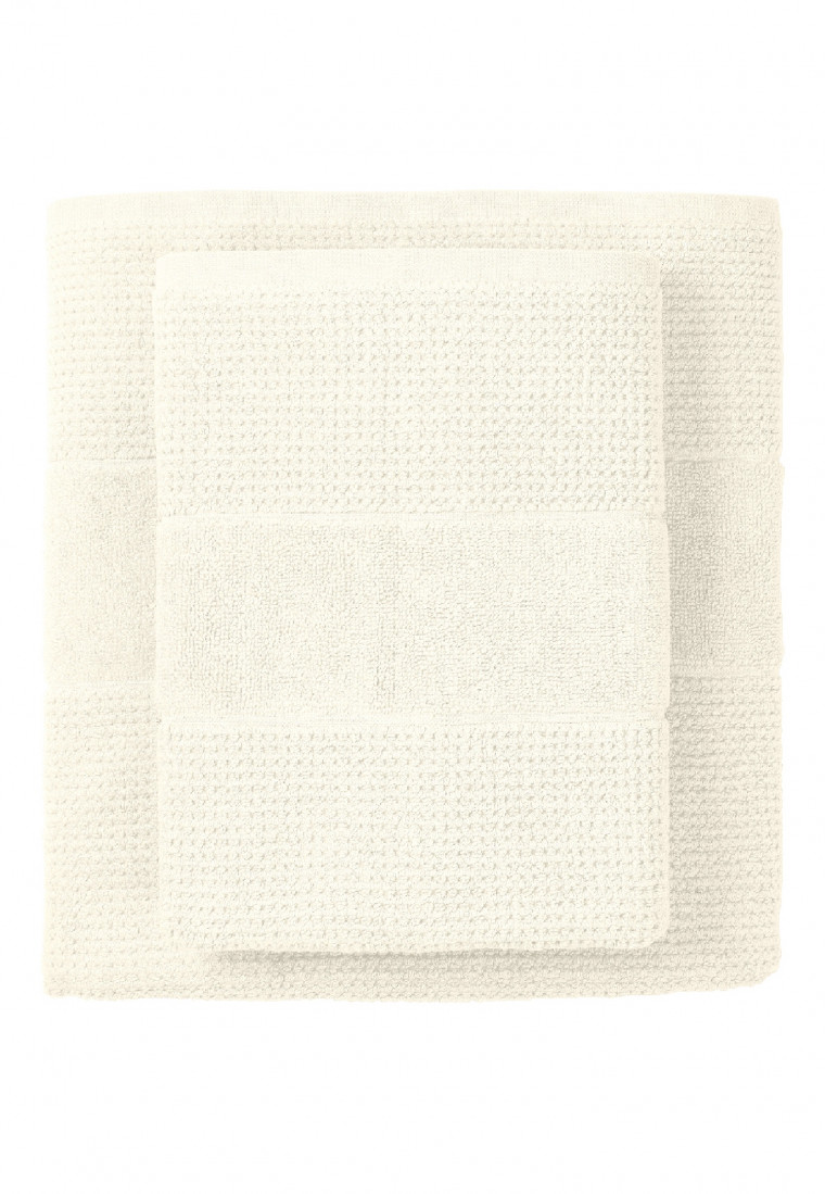 Duschtuch 2er-Pack 70x100 cm off-white - SCHIESSER Home