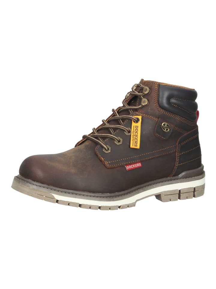 DOCKERS Stiefelette in Schoko günstig kaufen