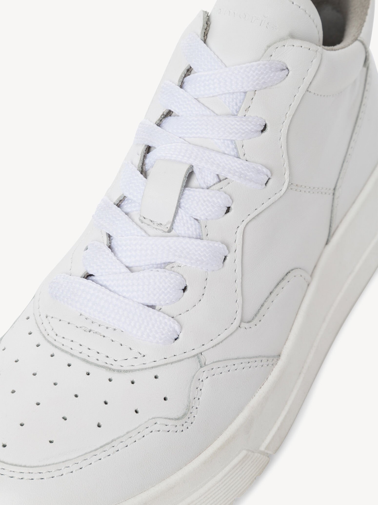 Basket en cuir - blanc