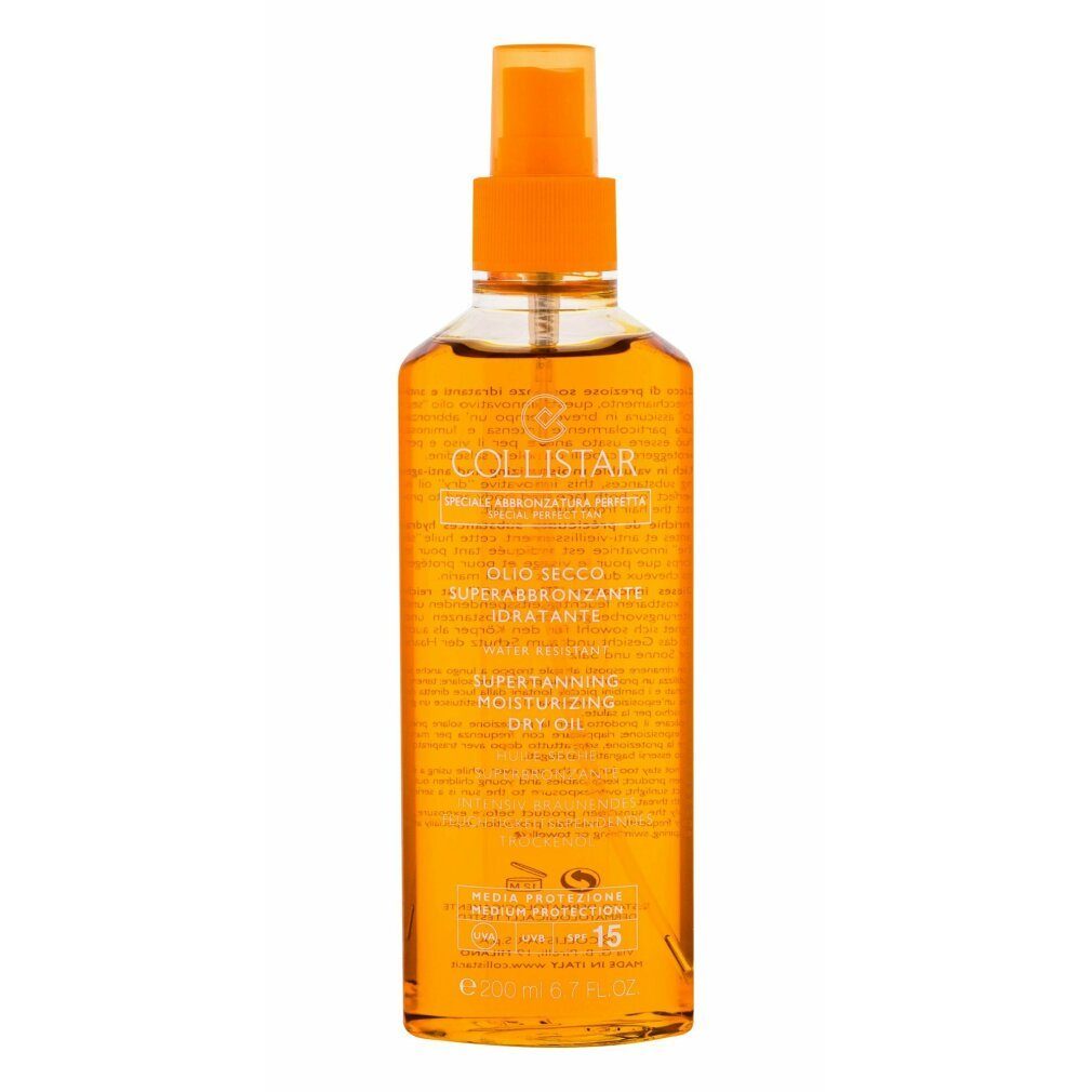 COLLISTAR Sonnenschutzpflege Collistar Supertanning Dry Oil LSF15 200ml