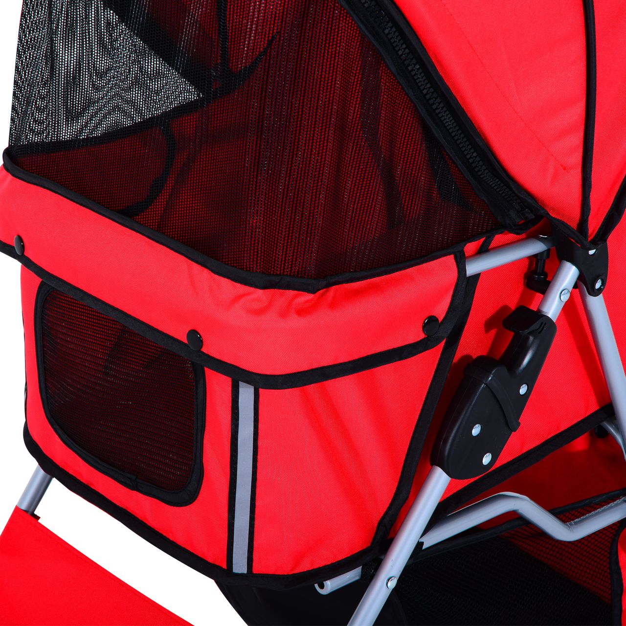 PawHut Hundewagen Hundebuggy Pet Stroller Hunde Buggy mit 4 Rolle in 4 Farben
