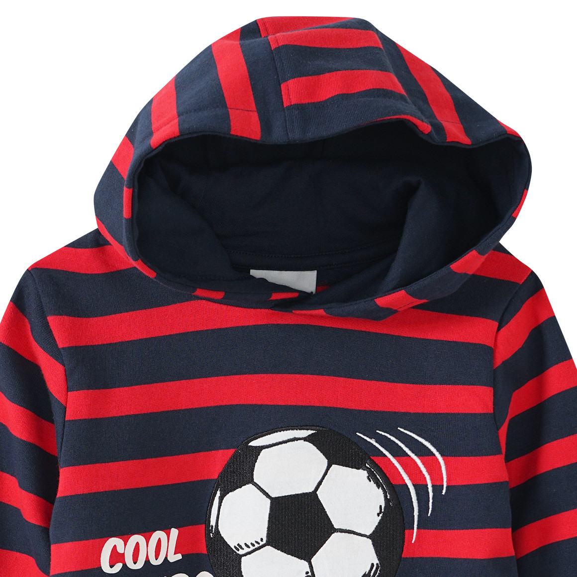 Jungen Hoodie mit Fußball-Applikation