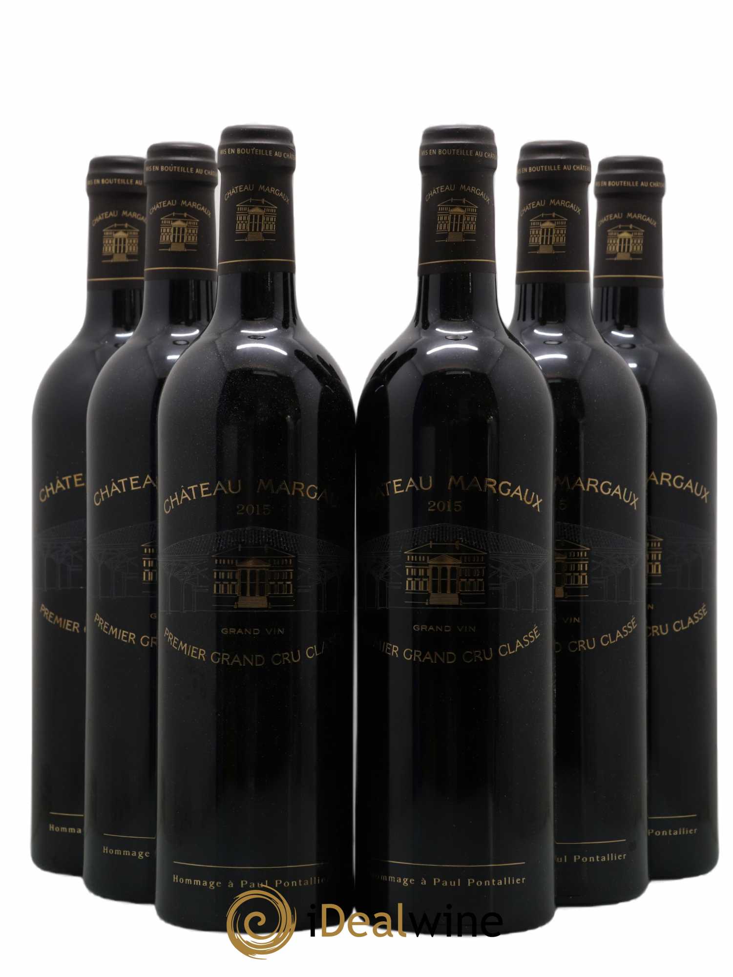 Château Margaux 1er Grand Cru Classé  2015 - Lot de 6 Bouteilles