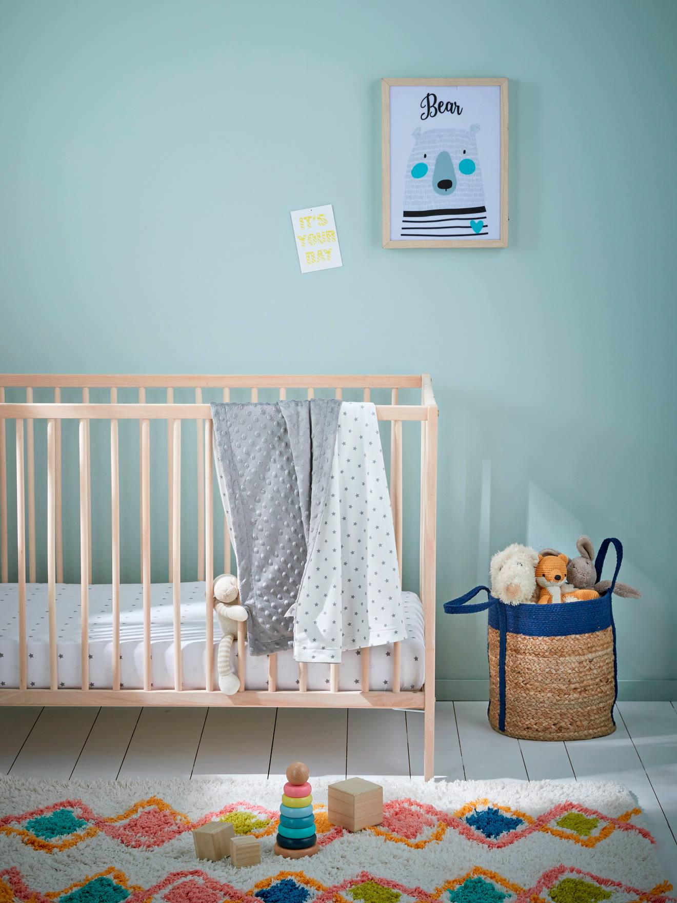Vertbaudet Kinderzimmer Leuchtbox Teddybär - mehrfarbig