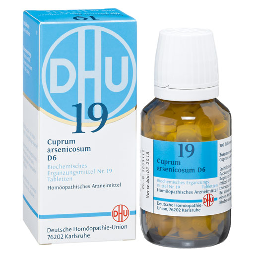BIOCHEMIE DHU 19 Cuprum arsenicosum D 6 Tabletten  200 St  Tabletten