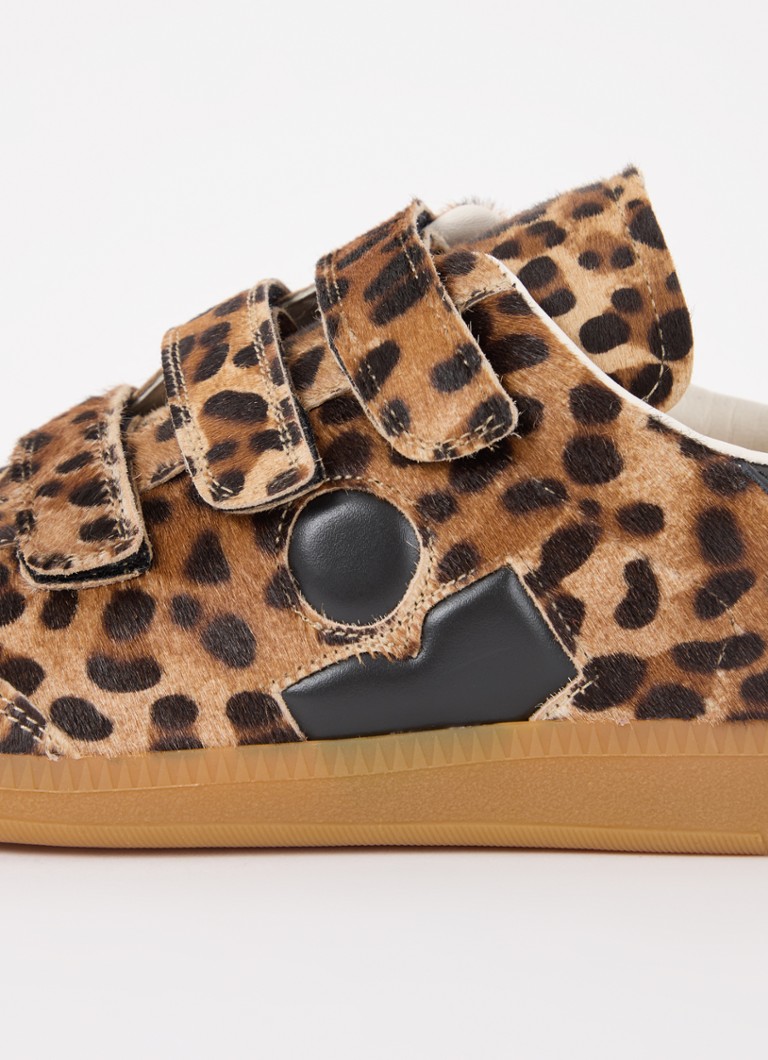 Sneakers Isabel Marant Beth in pelle con stampa leopardata
