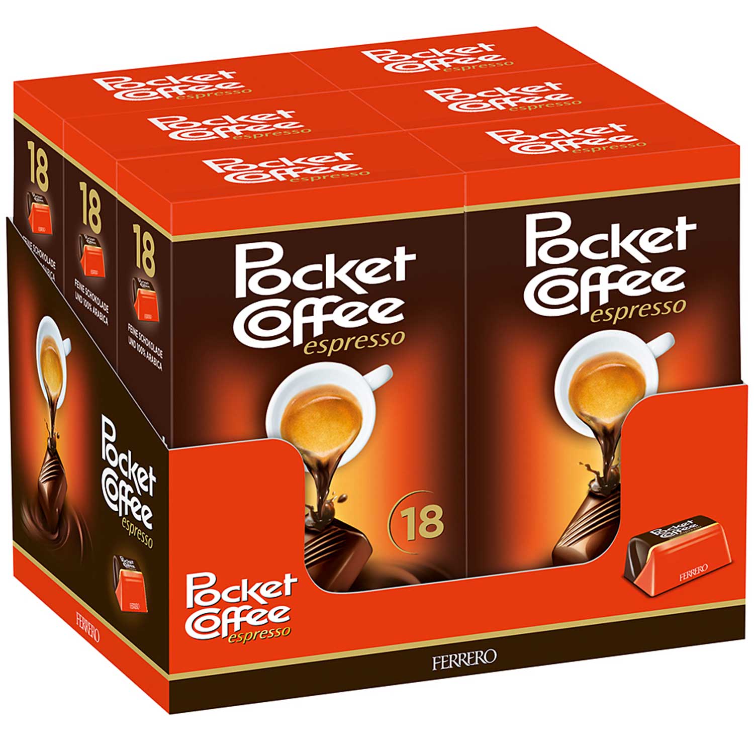 Pocket Coffee Espresso 18er
