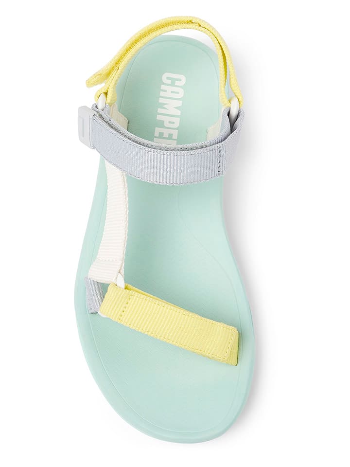 Camper Sandalen in Gelb/ Grau/ Weiß günstig kaufen